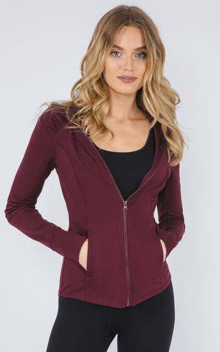 Slim Full Zip Hooded Jacket