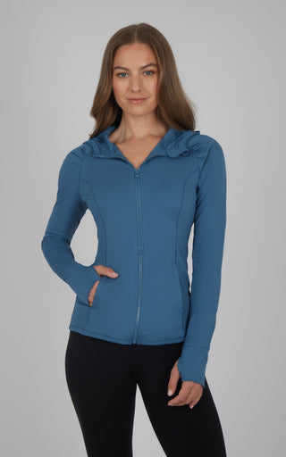 Slim Full Zip Hooded Jacket