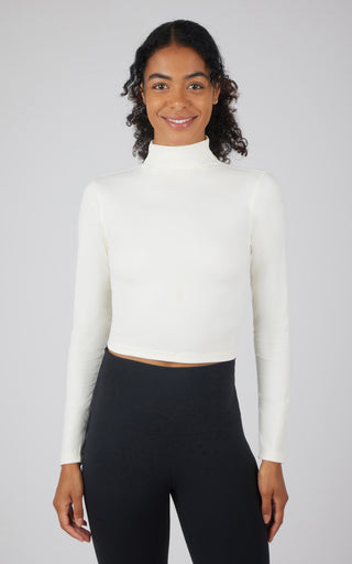 Zenly Seamless Mock Neck Top