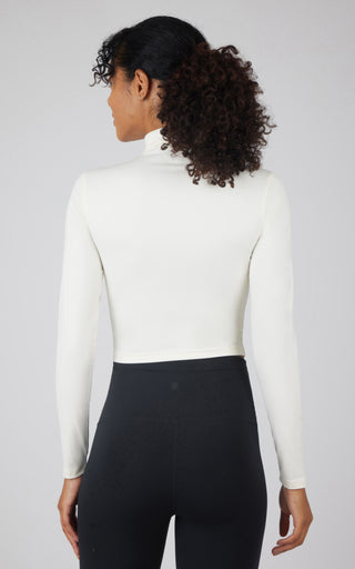 Zenly Seamless Mock Neck Top