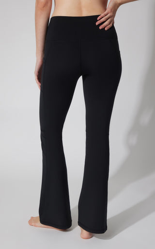 Polarlux Tribeca Elastic Free Full Length Side Pocket Flare Leg Pant