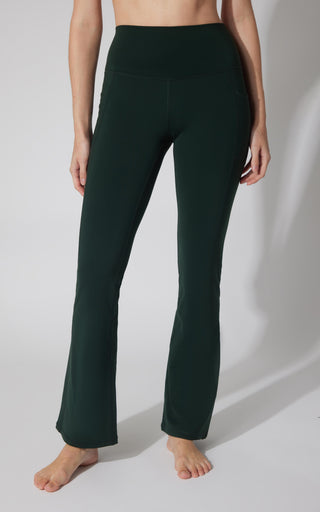 Polarlux Tribeca Elastic Free Full Length Side Pocket Flare Leg Pant