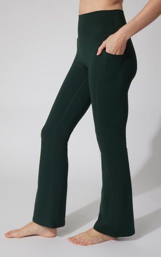 Polarlux Tribeca Elastic Free Full Length Side Pocket Flare Leg Pant