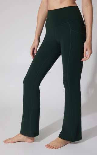 Polarlux Tribeca Elastic Free Full Length Side Pocket Flare Leg Pant