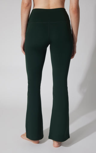 Polarlux Tribeca Elastic Free Full Length Side Pocket Flare Leg Pant - Our Earthy Story