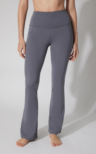 Polarlux Tribeca Elastic Free Full Length Side Pocket Flare Leg Pant