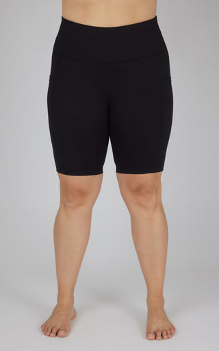 Plus High Waist 9" Side Pocket Bike Short