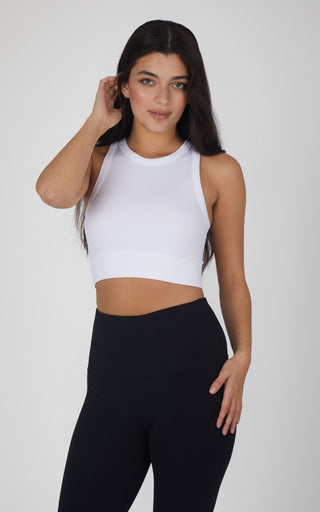 3 PK Seamless Ribbed Tricolor Tank