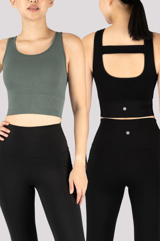 2 PK Waffle Bra