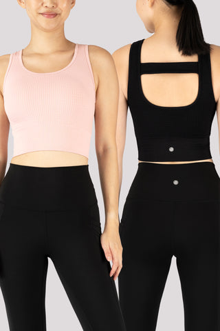 2 PK Waffle Bra