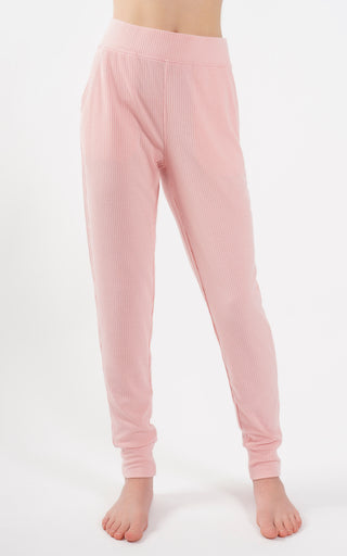 Girls Textured Rib Half Zip Hoodie and Textured Rib Jogger 2 Piece Set