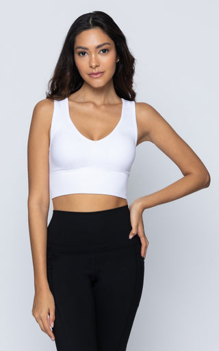 2 Pack Seamless V-Neck Sports Bra