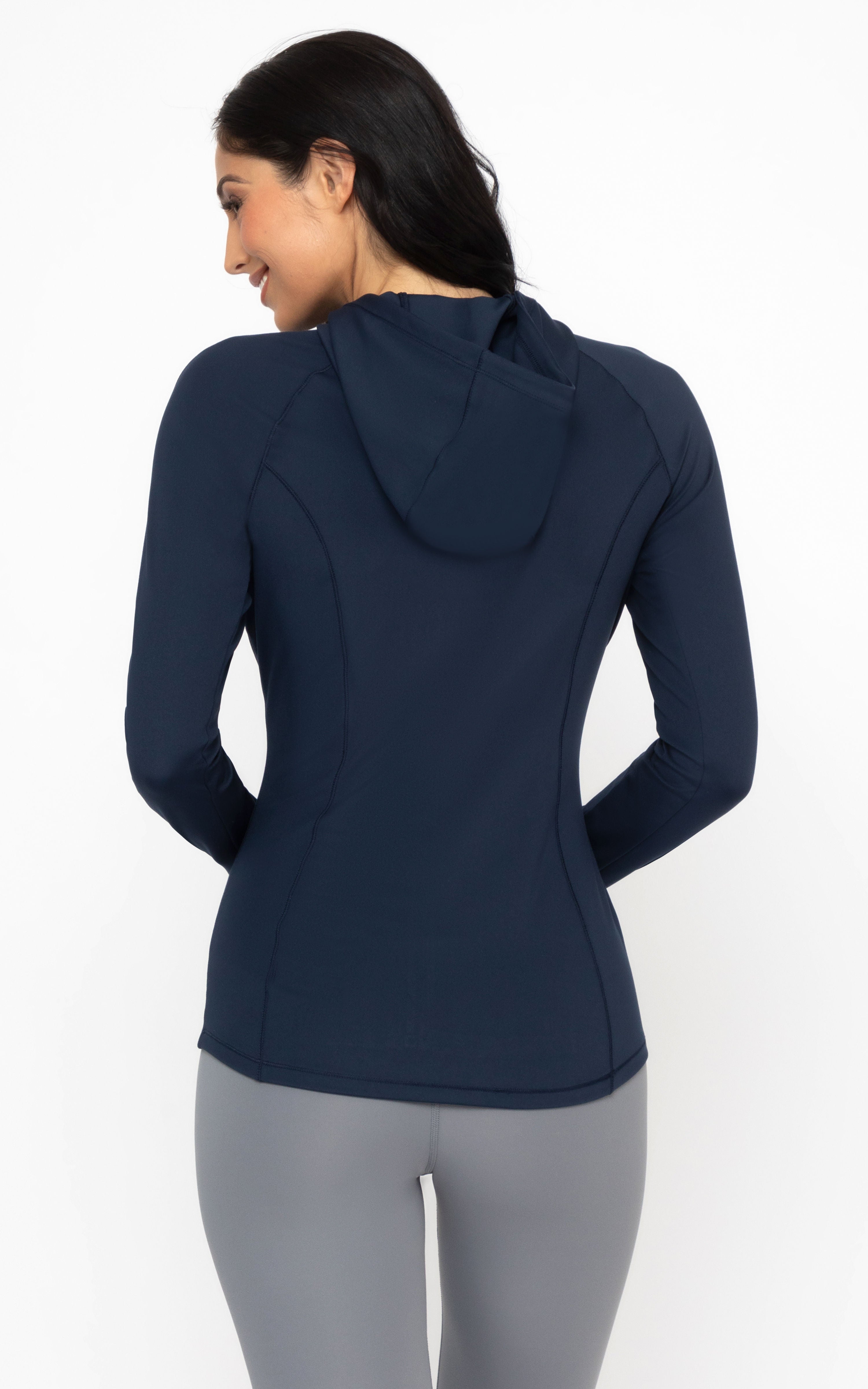 Slim Full Zip Hooded Jacket - Our Ocean Core Story