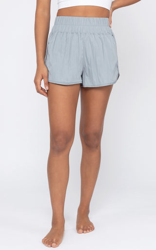 Radiant Commuter Woven Smocked High Waist Running Short