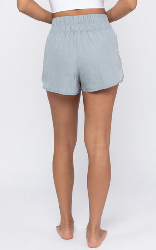 Radiant Commuter Woven Smocked High Waist Running Short