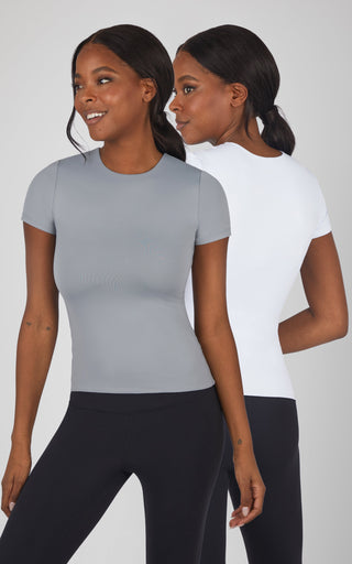 2 PK Crew Neck Tee - 90 Degree by Reflex
