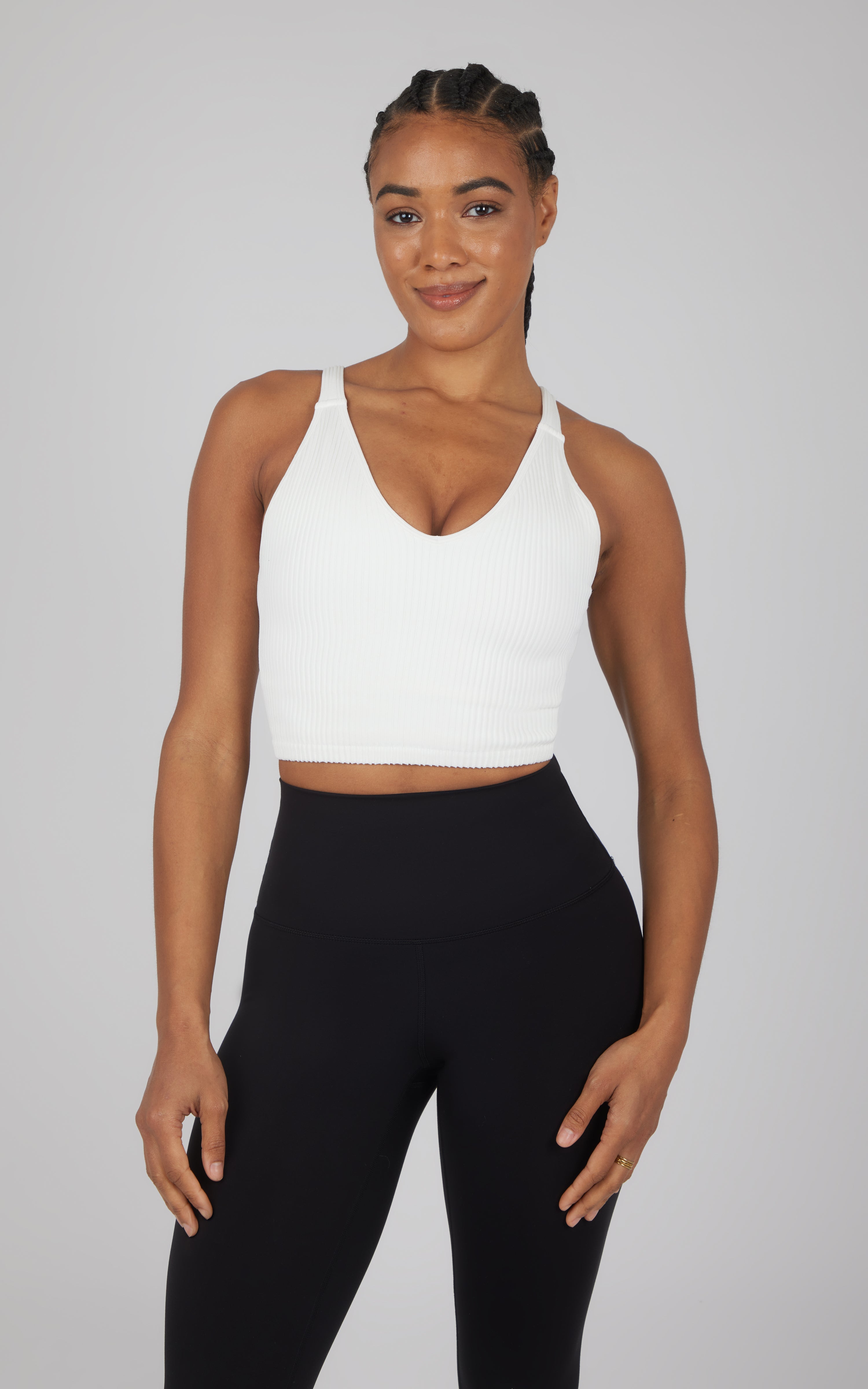 2 PK Stone Wash V-Neck Tank - Our Stone Story - 90 Degree by Reflex
