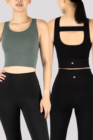 2 PK Waffle Bra - Our Stone Story - 90 Degree by Reflex