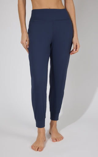 Interlock Zipper Pockets Greenwich Jogger - Our Linen Story - 90 Degree by Reflex