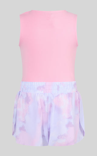 Little Girls Lunatek Tank & Running Short & Fanny Pack Set - 90 Degree by Reflex