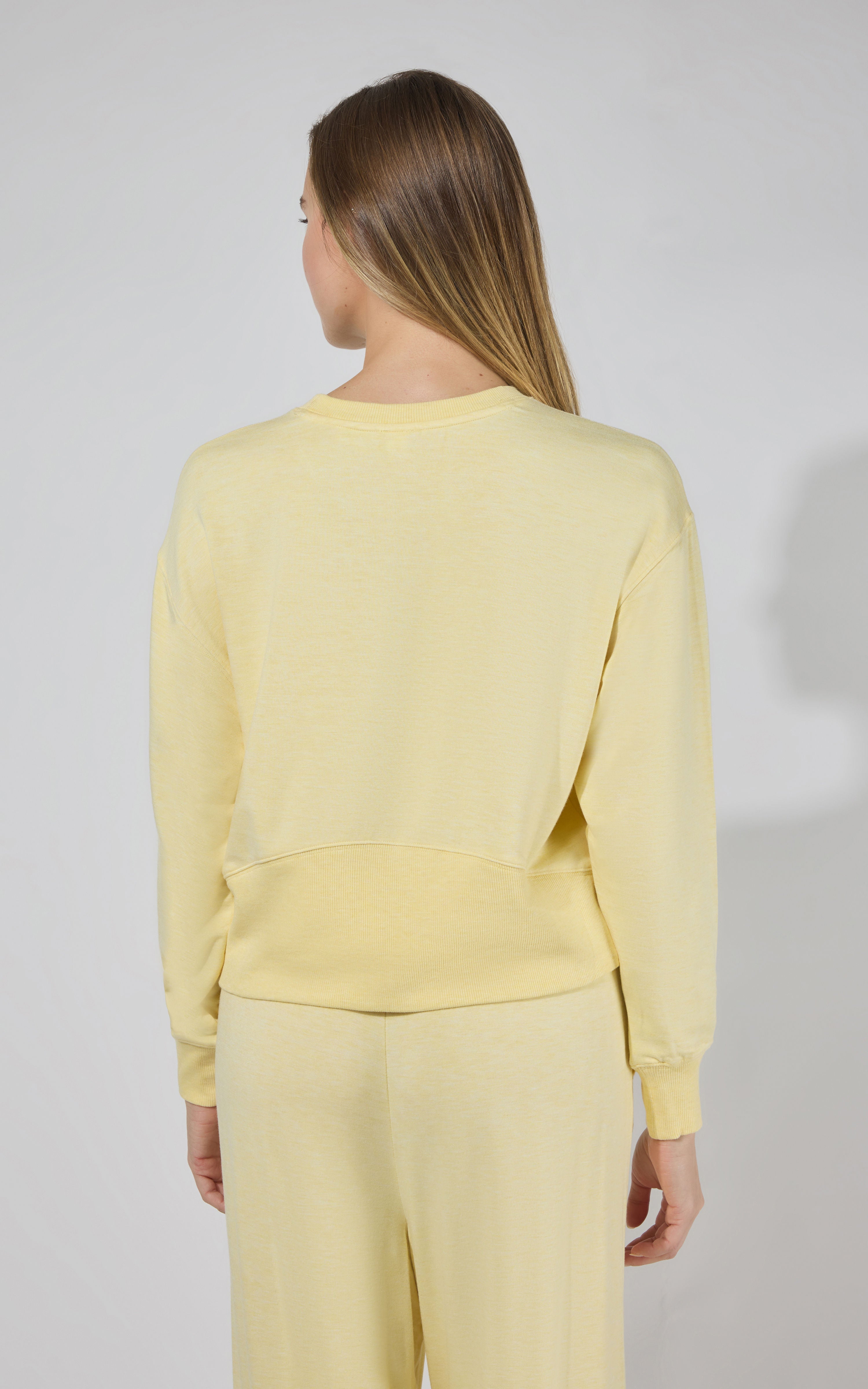 Modal Terry Crew Long Sleeve - 90 Degree by Reflex