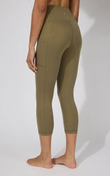 2 PK Interlock Side Pocket and Everyday Capris - 90 Degree by Reflex
