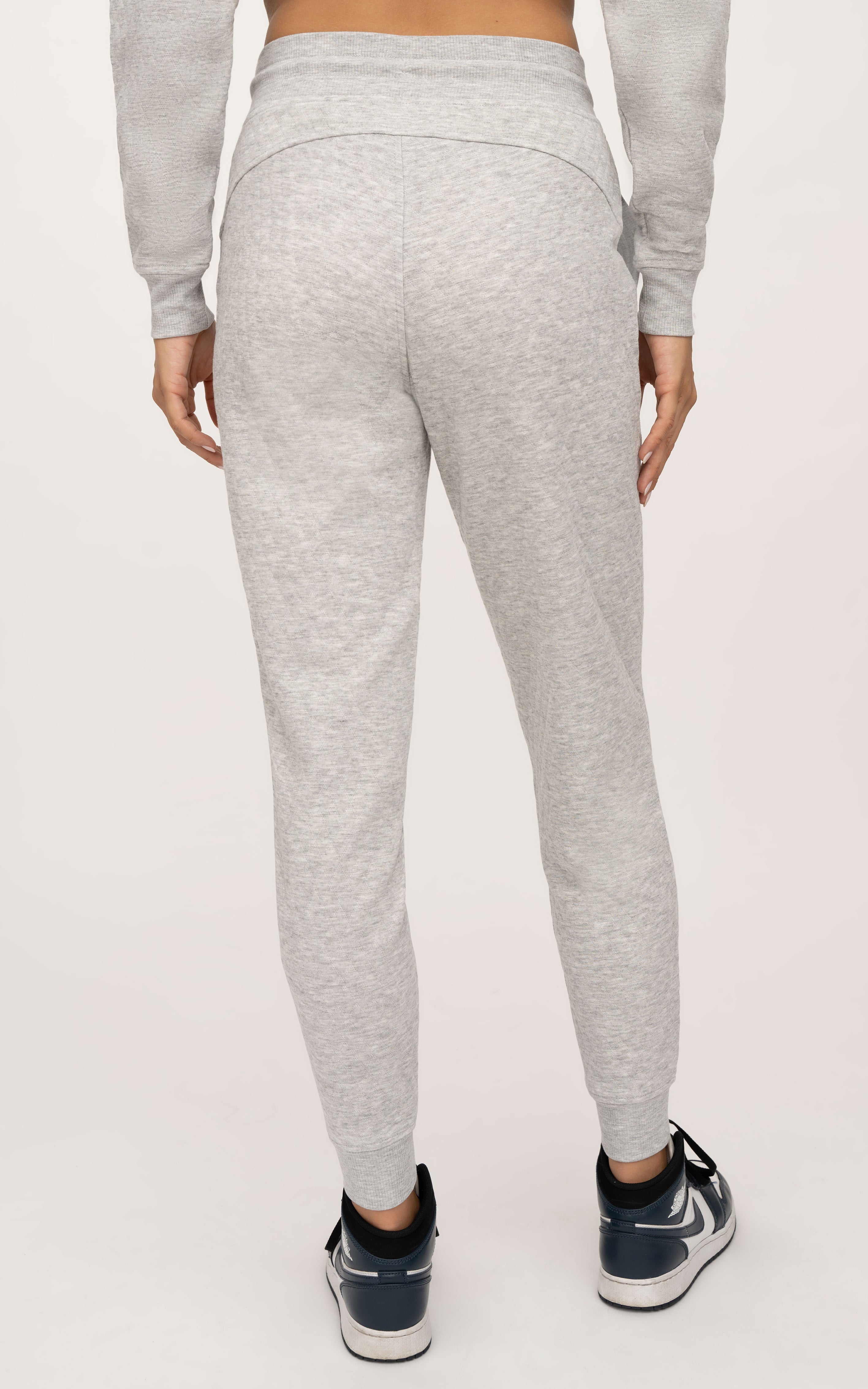 Diamond Love Half Zip Top And Jogger Set