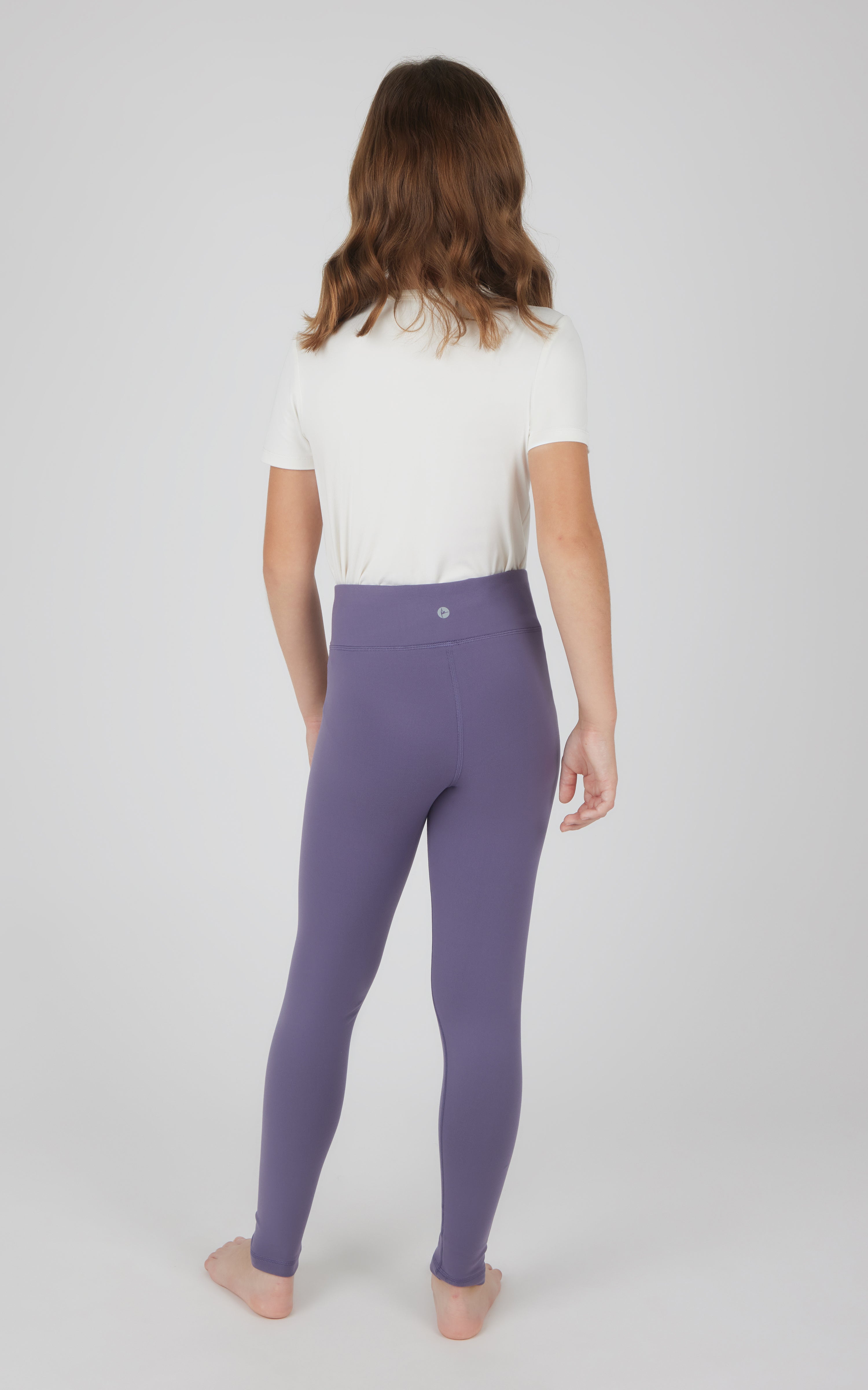 Girls 2 PK Lux Crossover Legging + 6" Bike Short