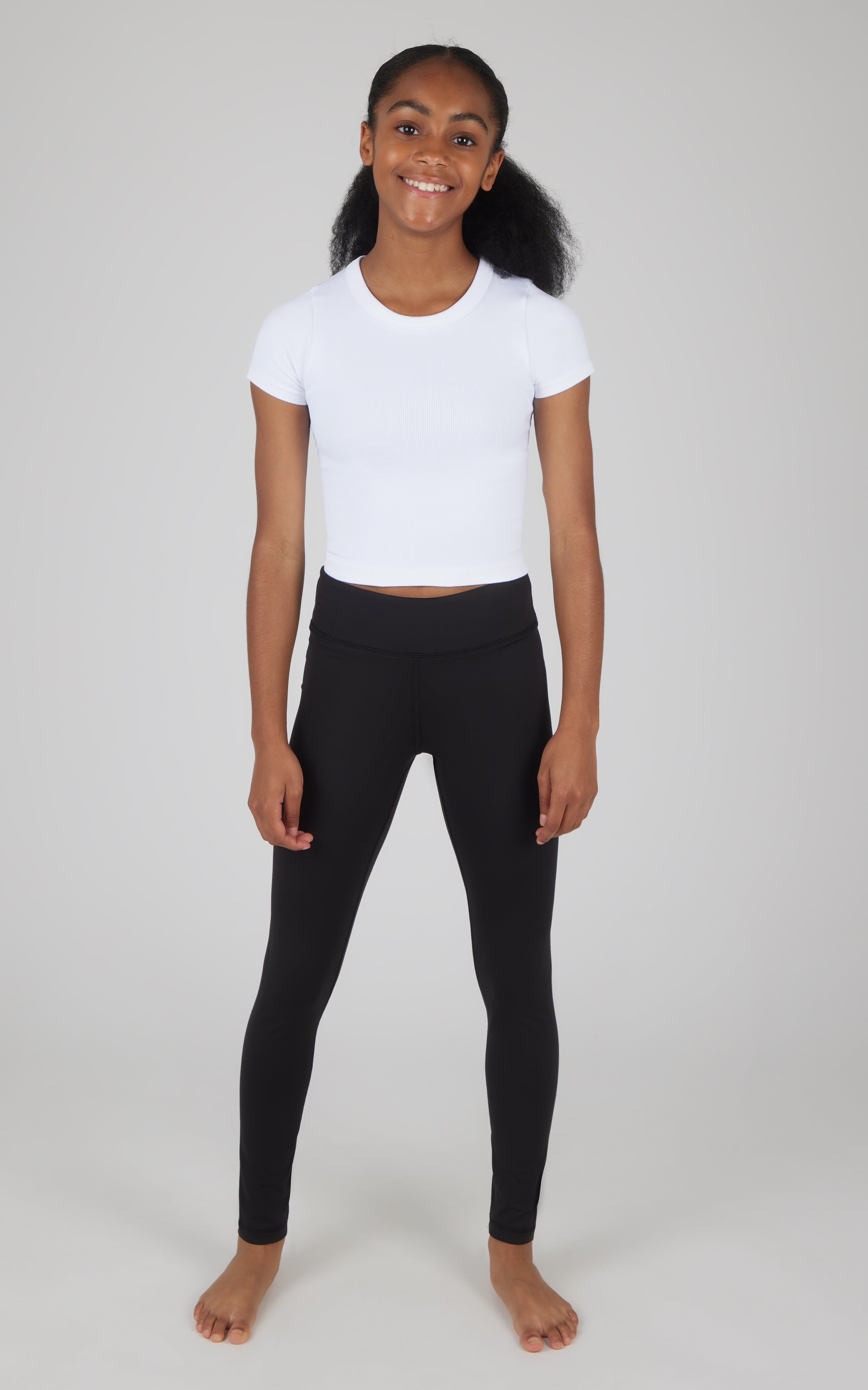 Girls 2 PK Crossover and Everyday Legging - 90 Degree by Reflex