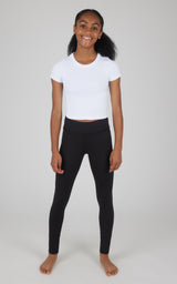 Girls 2 PK Crossover and Everyday Legging - 90 Degree by Reflex