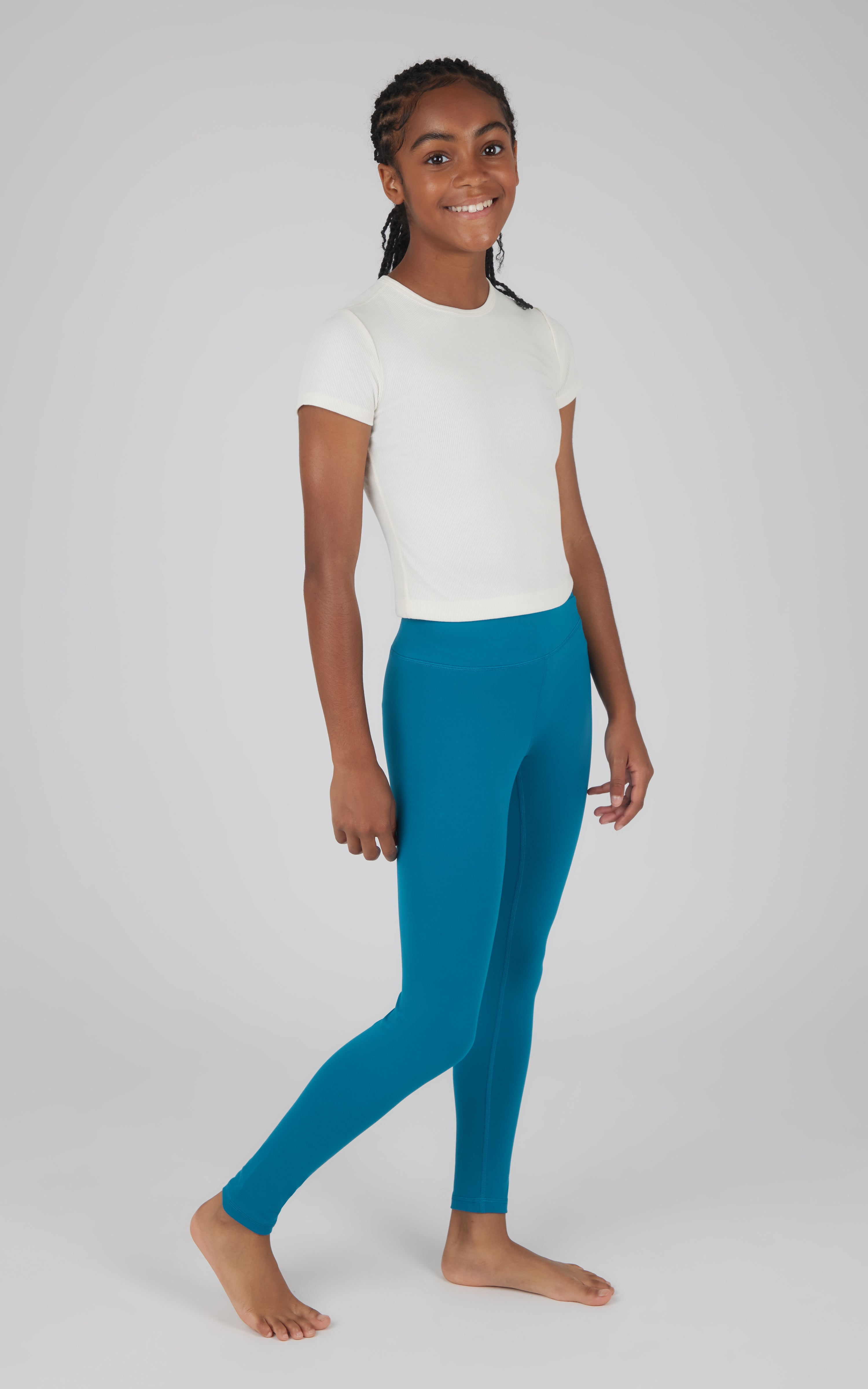 Girls 2 PK Crossover and Everyday Legging - 90 Degree by Reflex