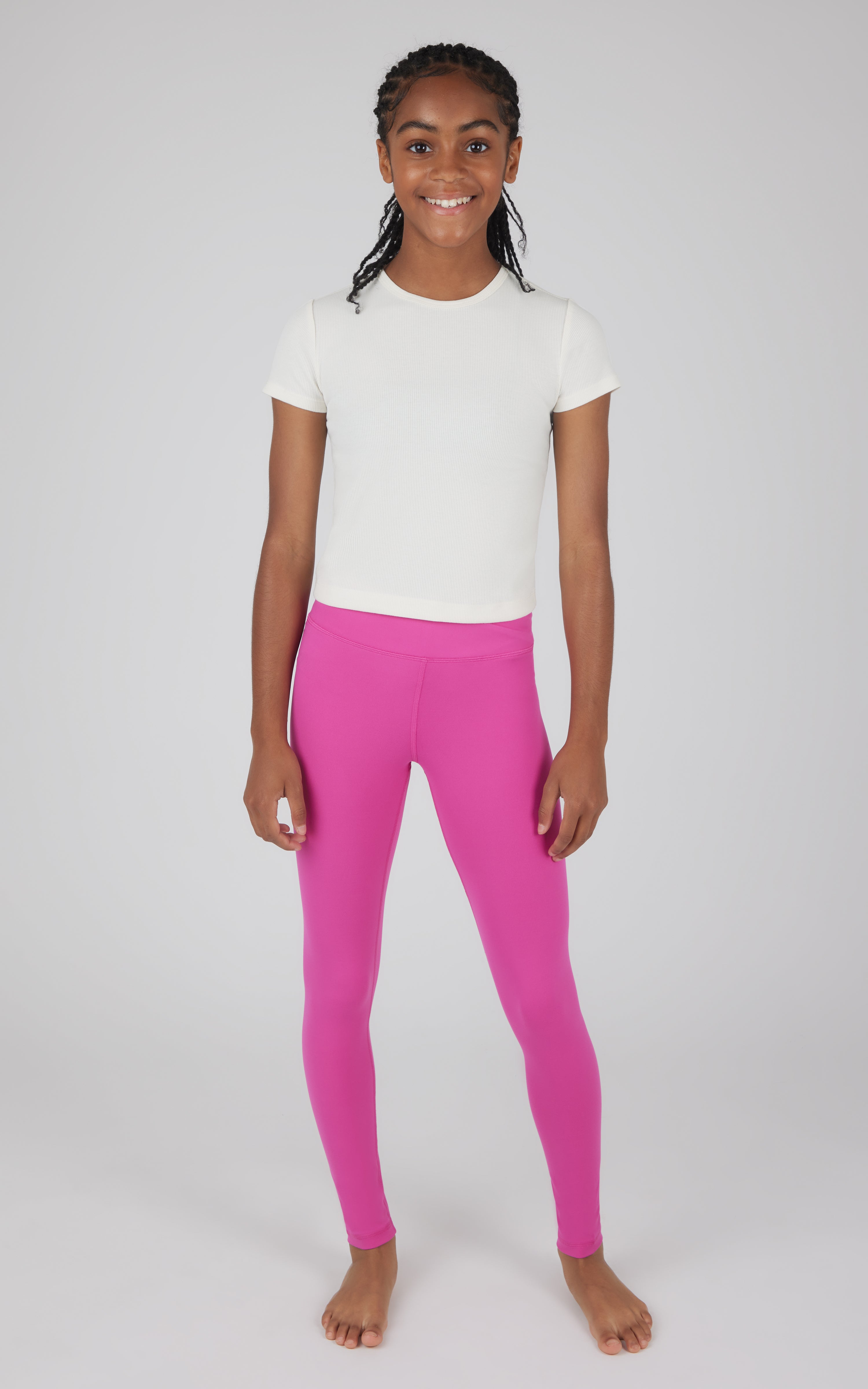 Girls 2 PK Crossover and Everyday Legging - 90 Degree by Reflex
