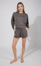 Softlite Pullover Sweatshirt and Short Set