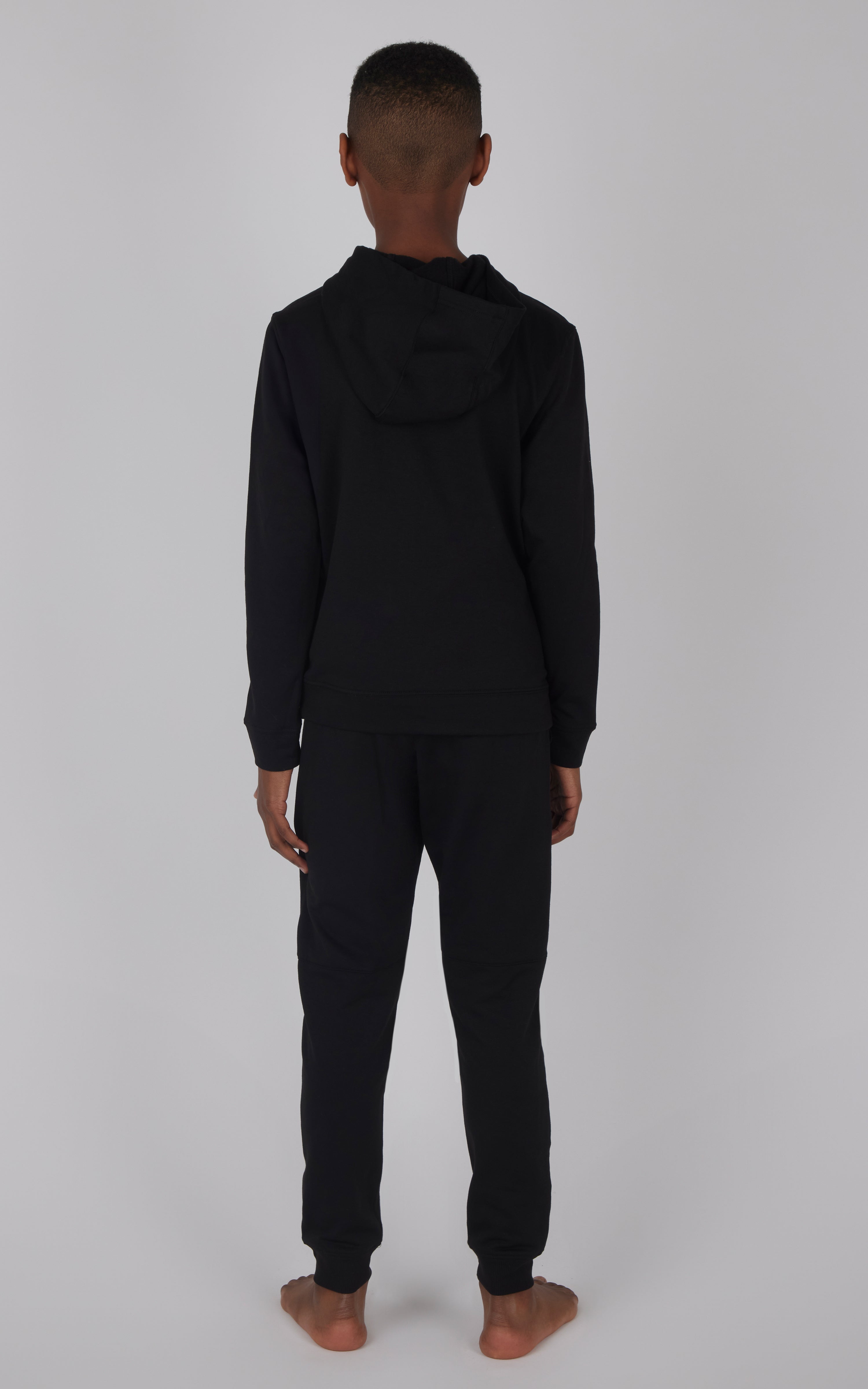 2 PC Boys Brushed Terry Pullover Hoodie+ Jogger Set