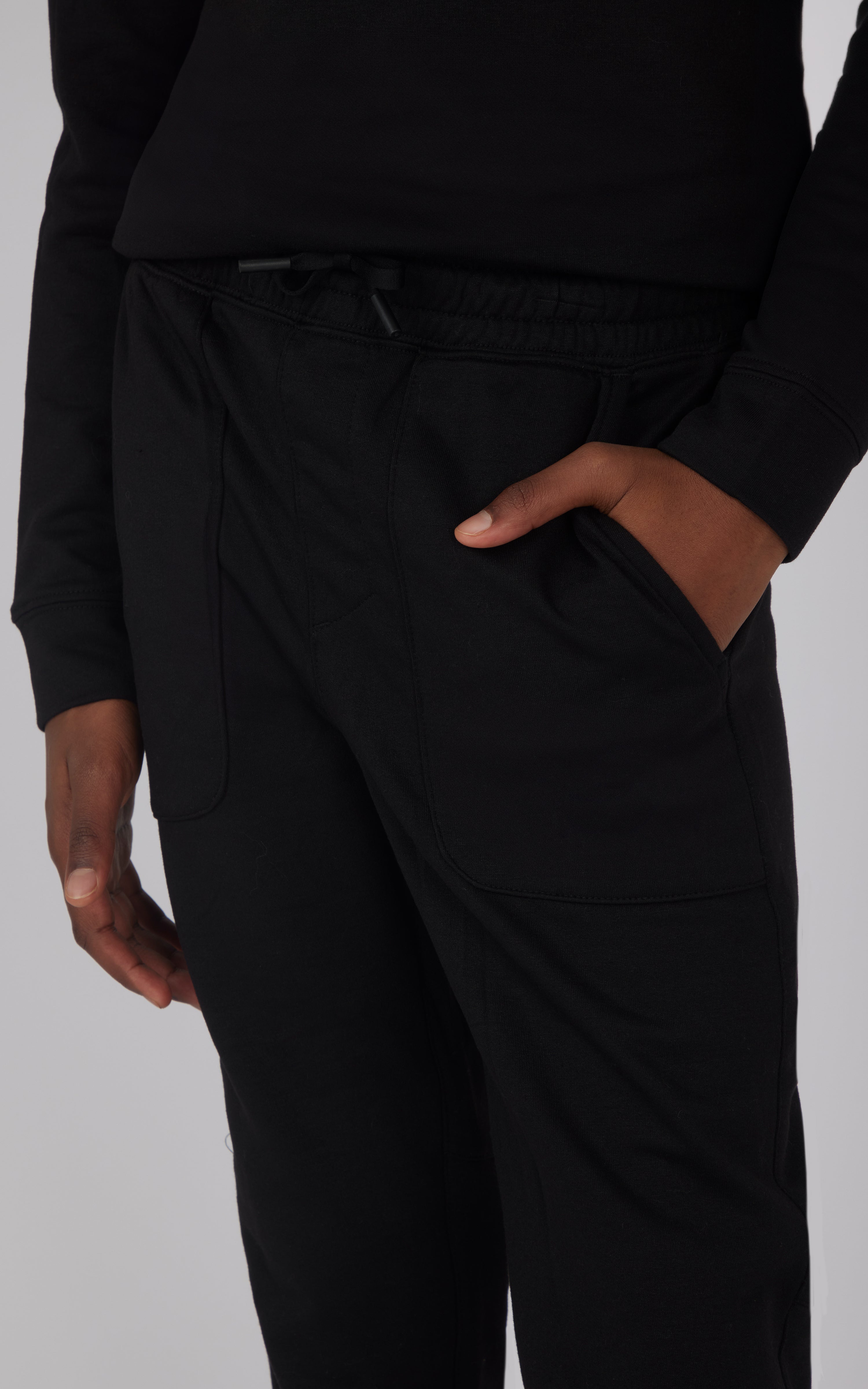 2 PC Boys Brushed Terry Pullover Hoodie+ Jogger Set