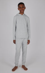 2 PC Boys Brushed Terry Pullover Hoodie+ Jogger Set - 90 Degree by Reflex