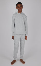 2 PC Boys Brushed Terry Pullover Hoodie+ Jogger Set
