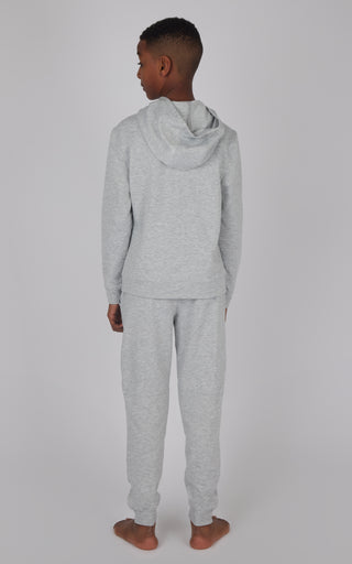 2 PC Boys Brushed Terry Pullover Hoodie+ Jogger Set