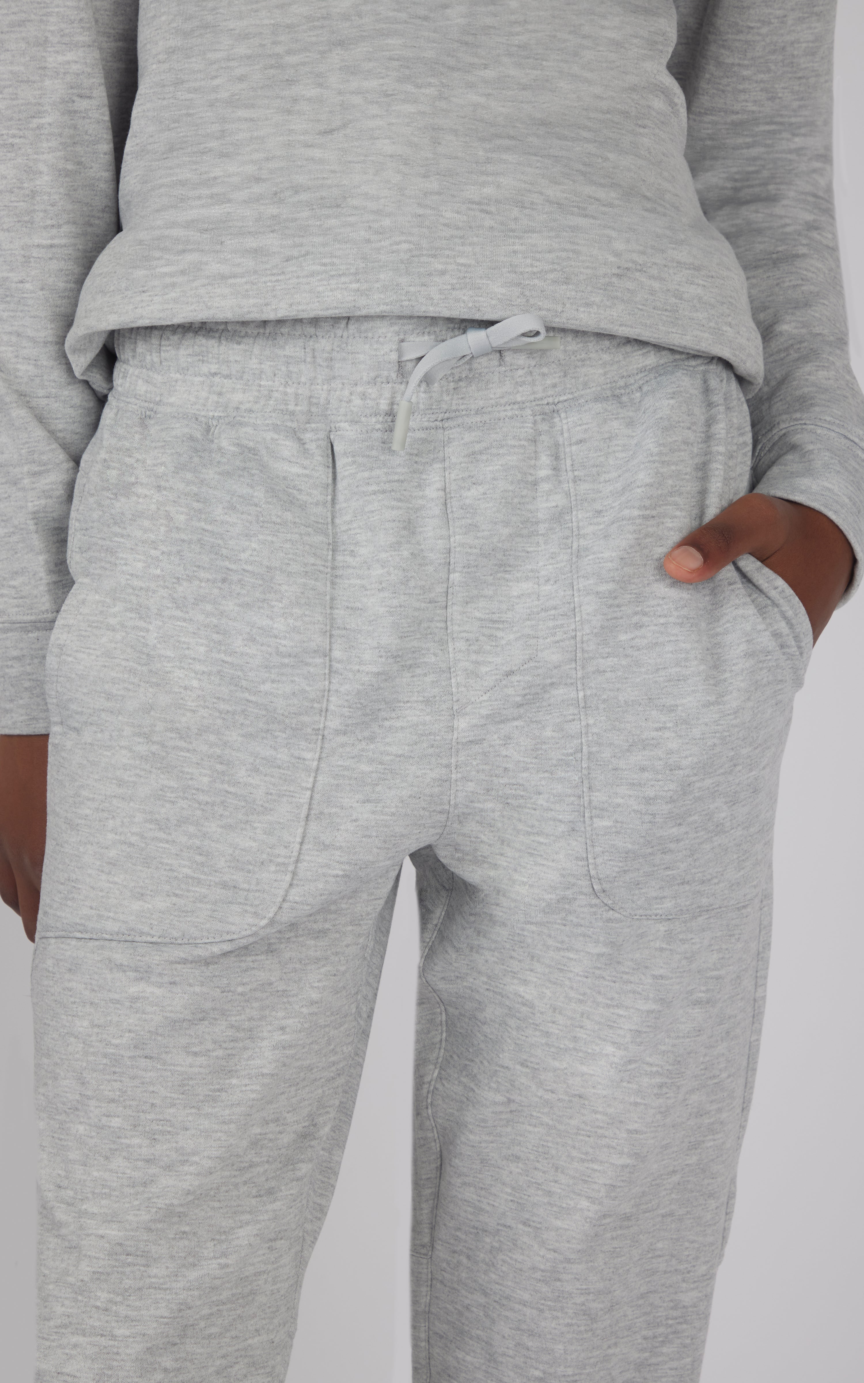 2 PC Boys Brushed Terry Pullover Hoodie+ Jogger Set