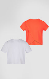 Girls 2 PK Tulip Back and Super Soft Tee - 90 Degree by Reflex