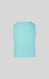 Girls 2 PK Twist Tank and Crew Neck Tank Top