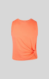 Girls 2 PK Twist Tank and Crew Neck Tank Top
