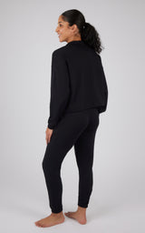 Softlite Half Zip Pullover and Jogger Set - Our Linen Story - 90 Degree by Reflex