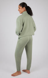 Softlite Half Zip Pullover and Jogger Set - Our Linen Story - 90 Degree by Reflex