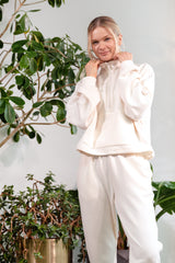 Softlite Half Zip Pullover and Jogger Set - Our Linen Story - 90 Degree by Reflex