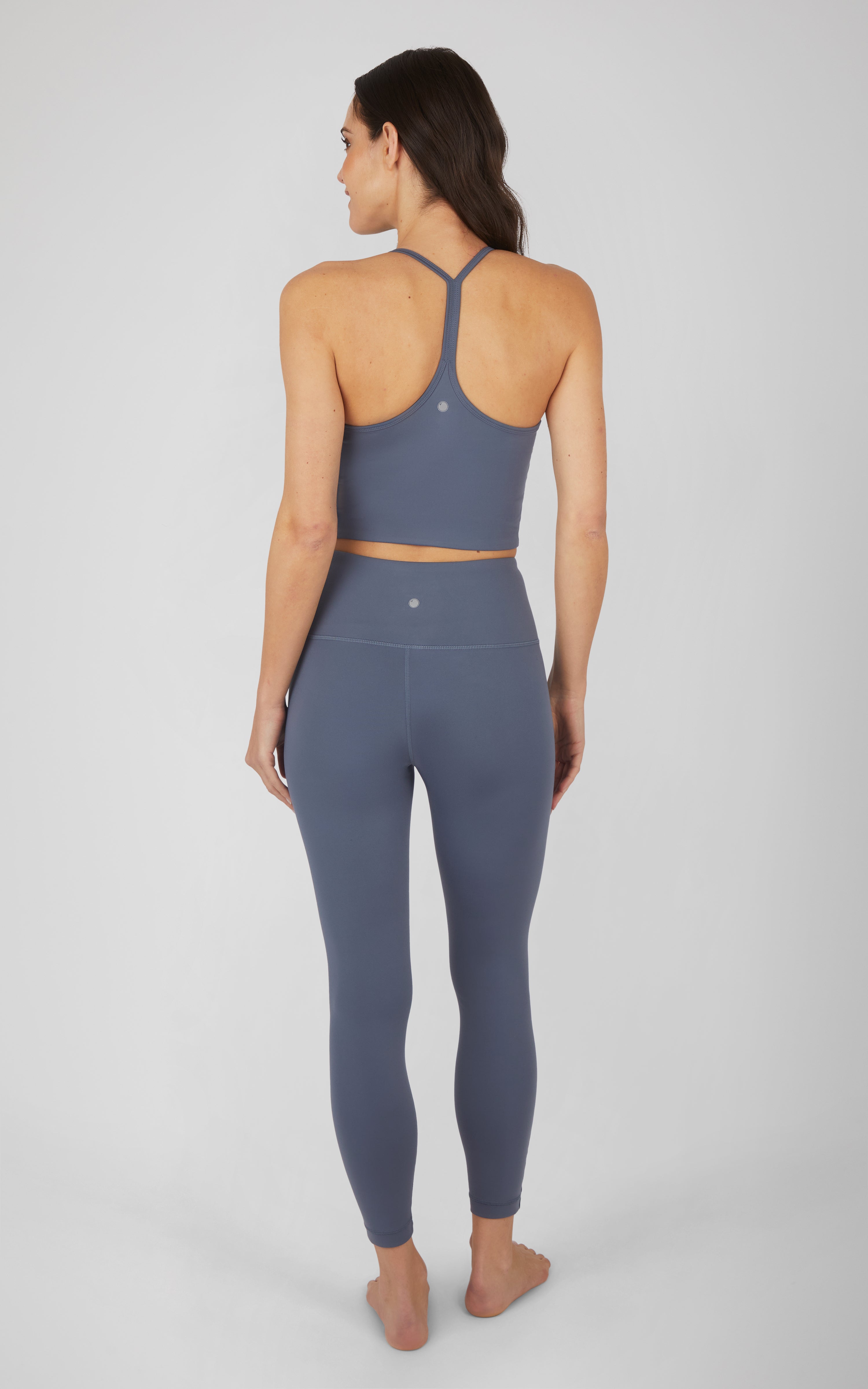 2 Piece Set Lux Xandra Cropped Bra Tank and Lux Danica Ankle Legging