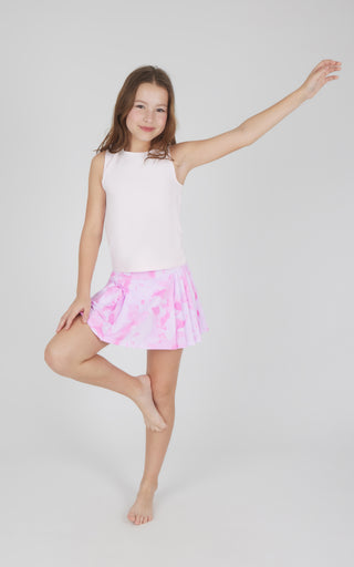 Girls 2 PC Lux Tank + Skort Set