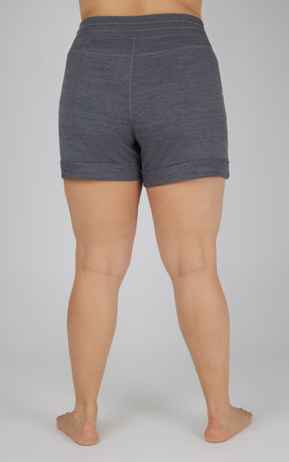 Plus Size Soft and Comfy Activewear Lounge Shorts - 90 Degree by Reflex