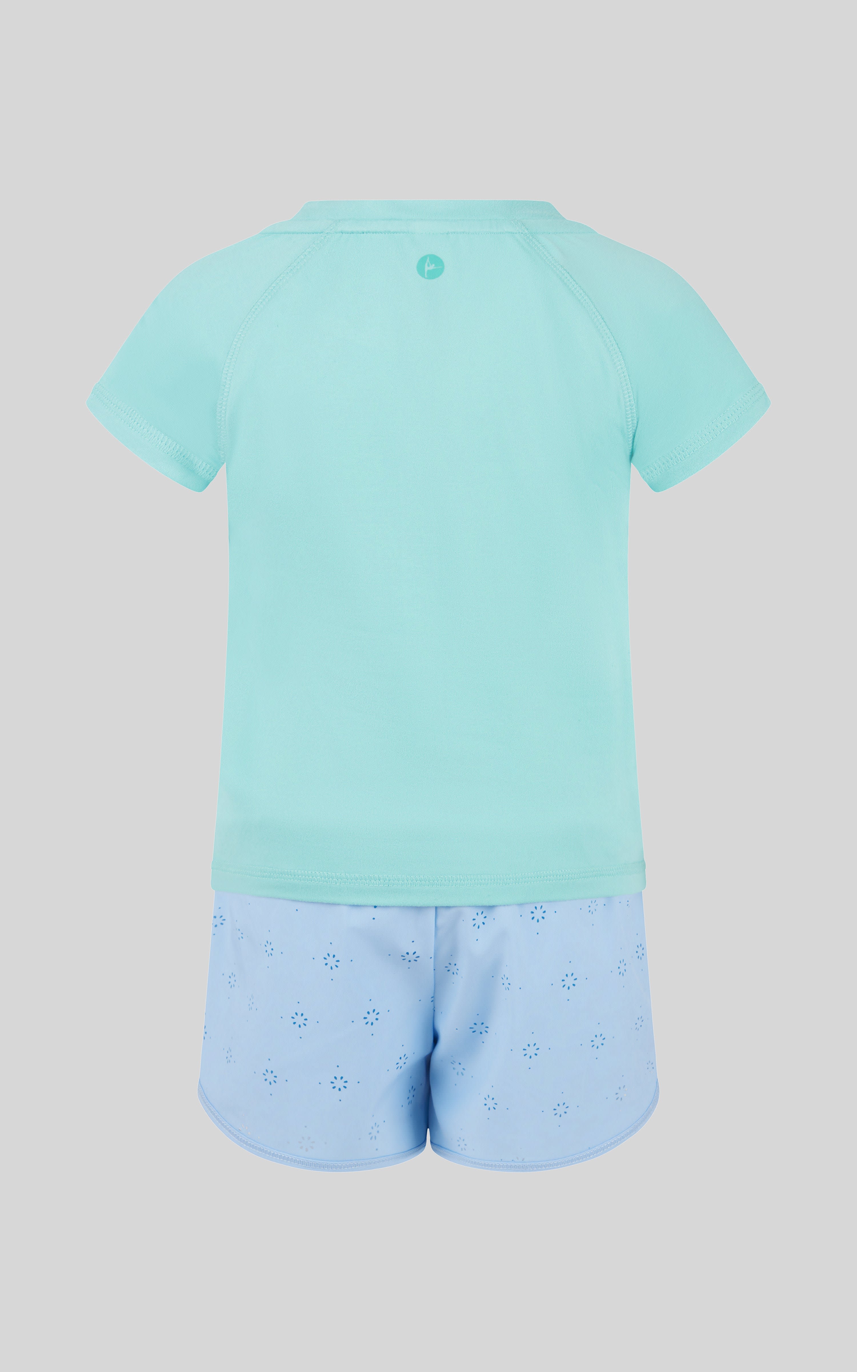 Toddler Girls 2 PC Short Sleeve Tee and Running Short - 90 Degree by Reflex