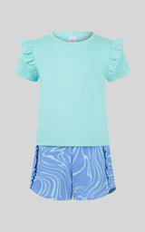 Toddler Girls 2 PC Short Sleeve Top and Lightstreme Running Short